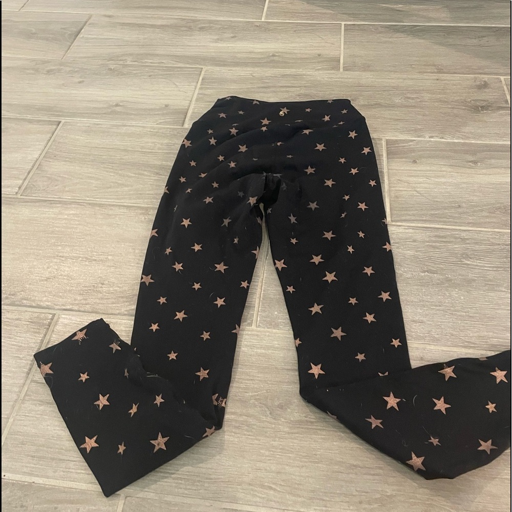 Spiritual Gangster Star Legging Gold Small